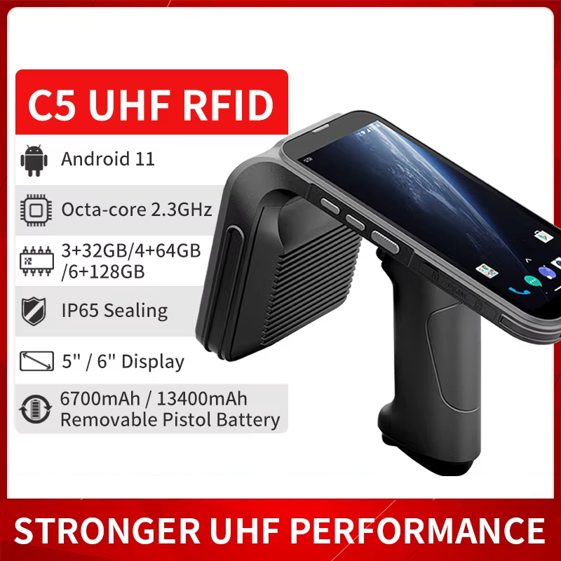 Fingerprint Reader Usb - Chainway C5 IP65 방수 휴대용 PDA(큰
