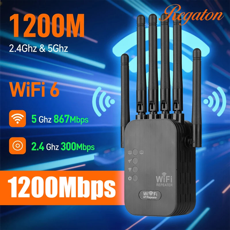 Wifi Range Extender - 무선 5G 와이파이 리피터 1200Mbps 공유기