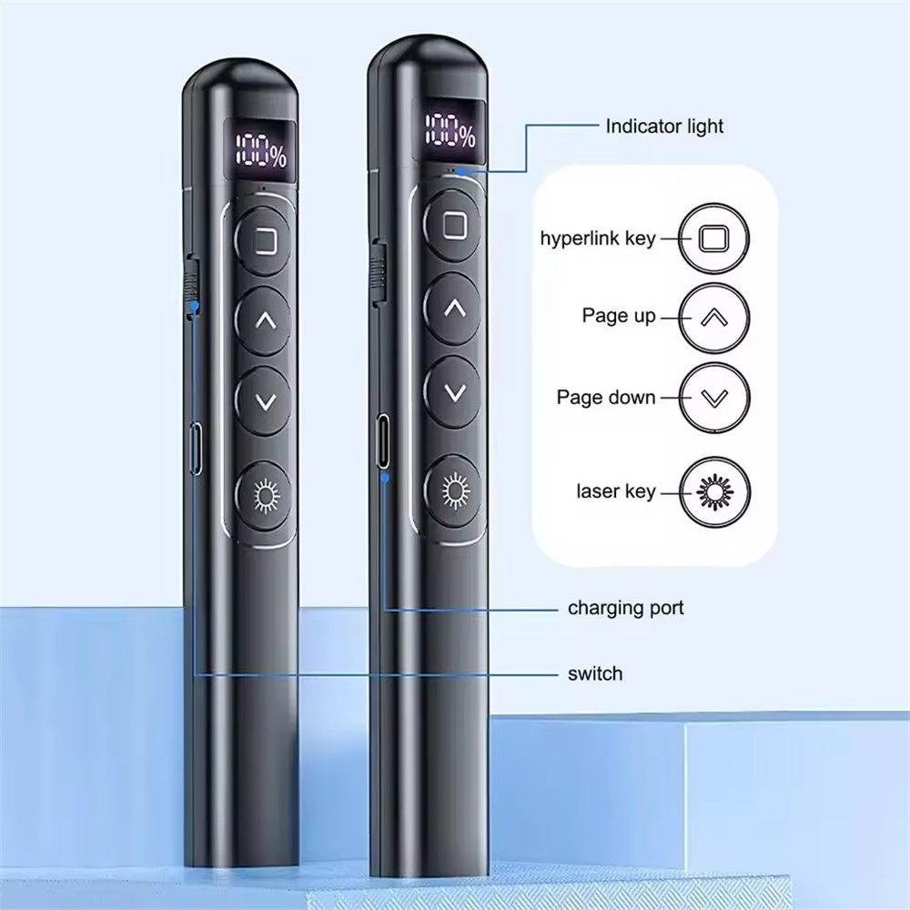Presentation Remote Laser - 플립펜 프레젠테이션 클리커 RF 2.4GHz 파워포인트