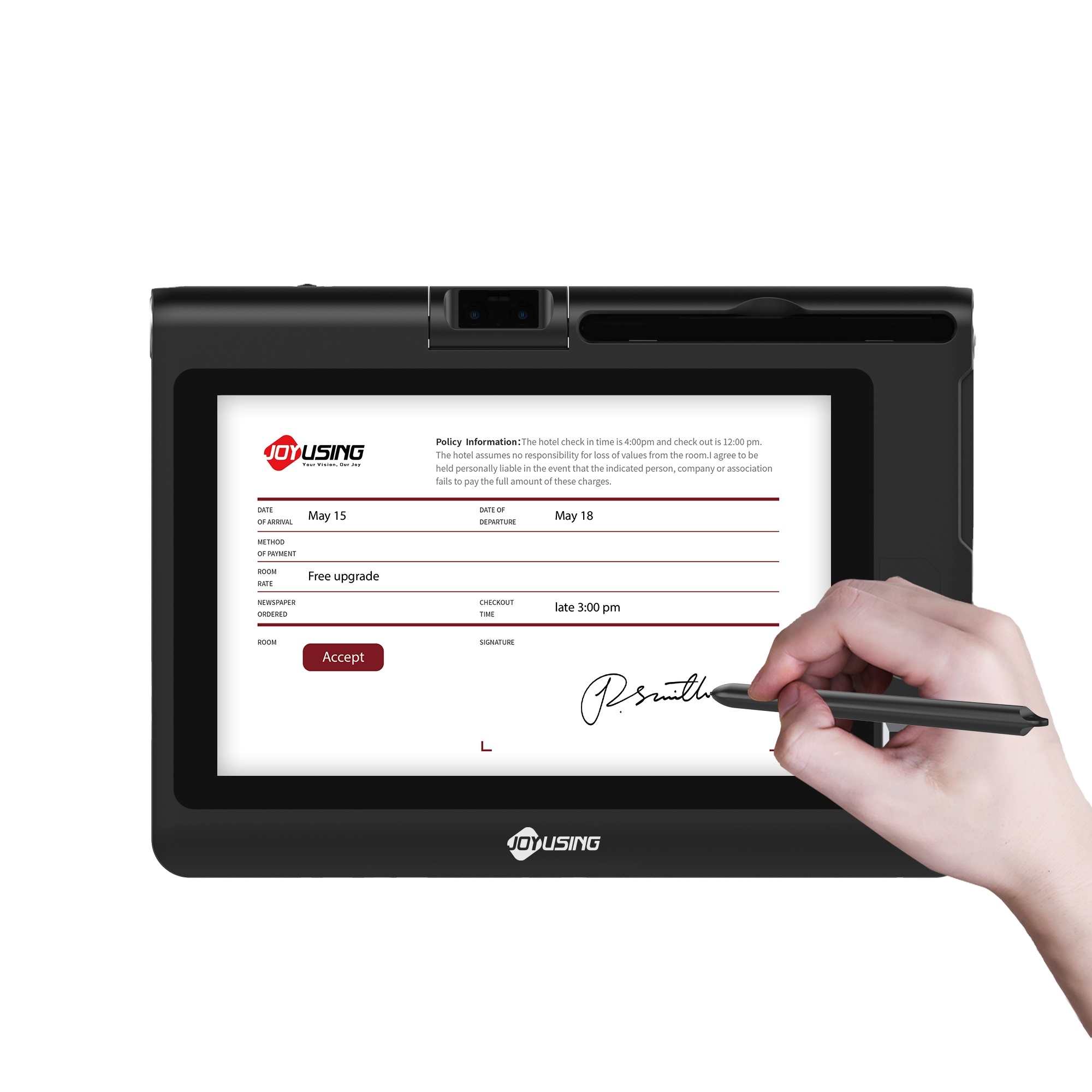 10.1인치 디스플레이, 스마트 카드 리더기 및 지문  - Digital Signature Pad 리뷰 및 가격