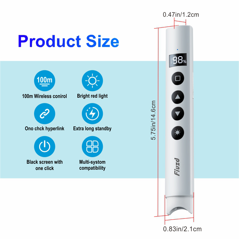 새로운 무선 프레젠터 레이저 페이지 넘김 펜 2.4G  - Presentation Remote Laser 리뷰 및 가격