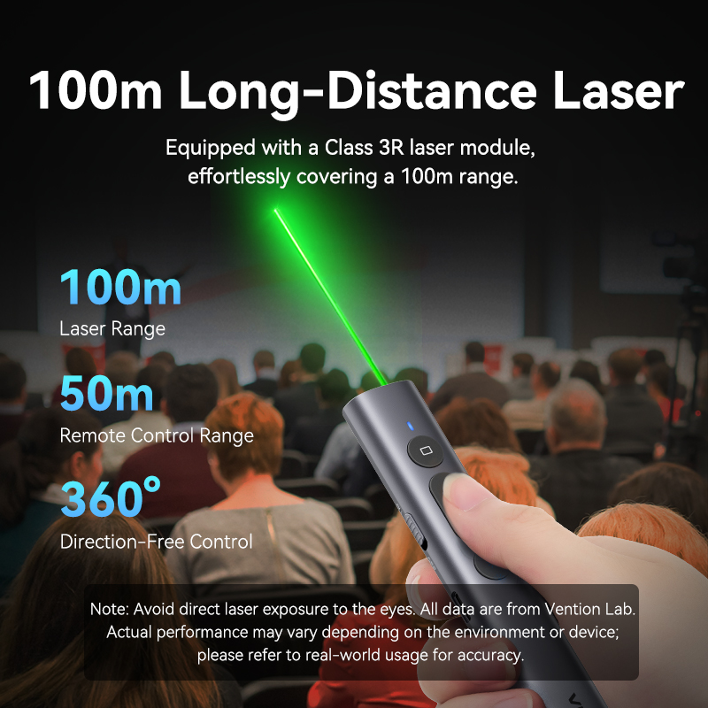 Vention 무선 레이저 포인터 프리젠터, 100m  - Presentation Remote Laser 리뷰 및 가격