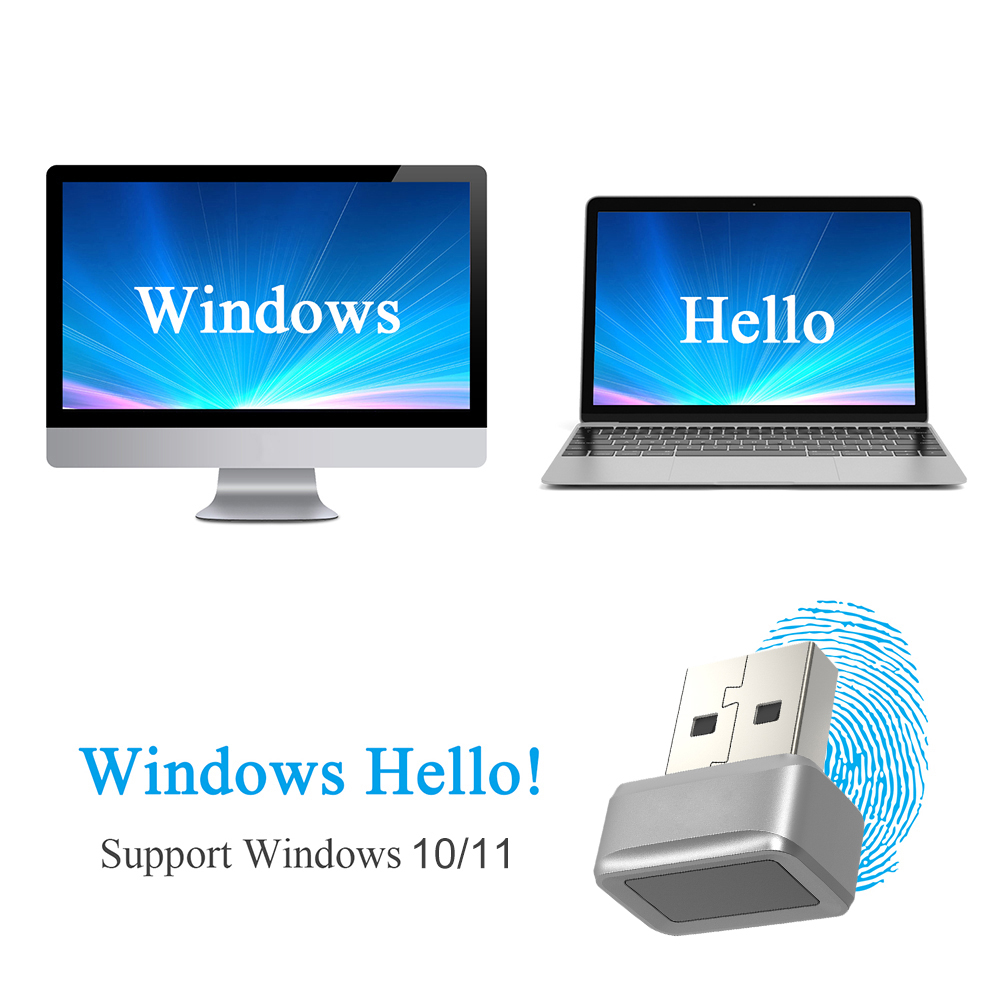 USB 지문인식 키 리더 360 °   PC 또는 노트 - Fingerprint Reader Usb 리뷰 및 가격