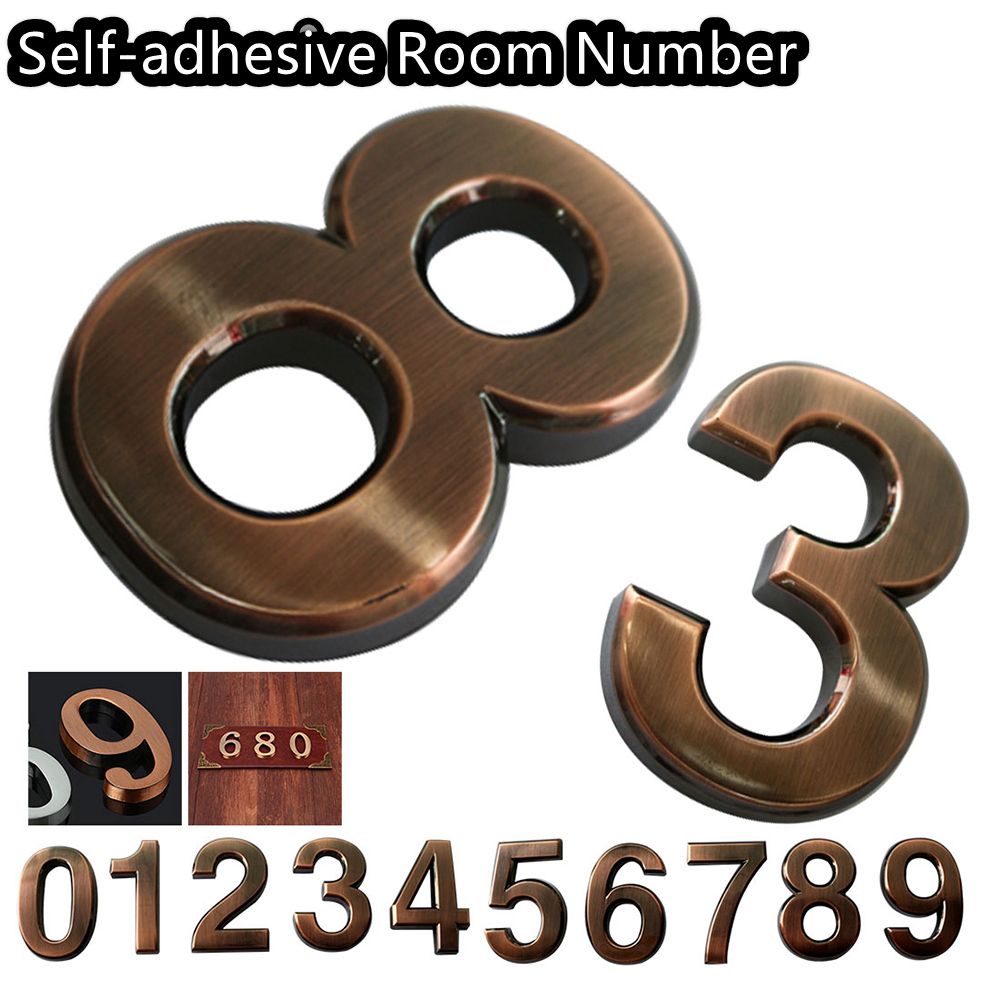 1개 3D 청동 숫자 자가 접착 도어 플레이트 방 번호 - Digital Signature Pad 리뷰 및 가격