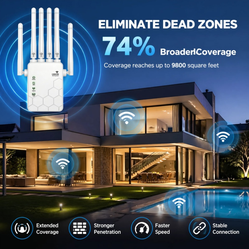 AX1800 WiFi 6 확장기 듀얼 밴드 1800Mb - Wifi Range Extender 리뷰 및 가격