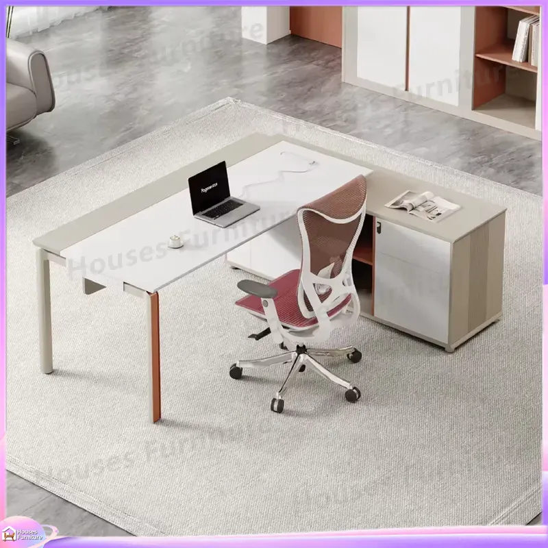 L자형 임원 책상 현대식 사무용 가구 하이테크 CEO  - Office Tech Desk 리뷰 및 가격