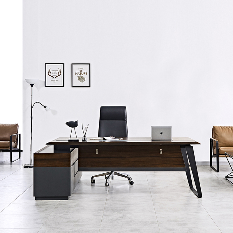 현대적인 고급 원목 사무용 책상 워크스테이션 테이블 디 - Office Tech Design 리뷰 및 가격