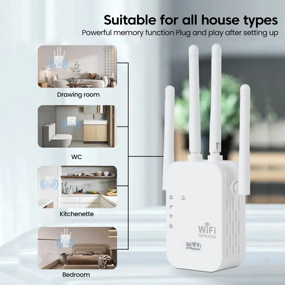 300Mbps 무선 와이파이 리피터 2.4G 신호 라우 - Wifi Range Extender 리뷰 및 가격