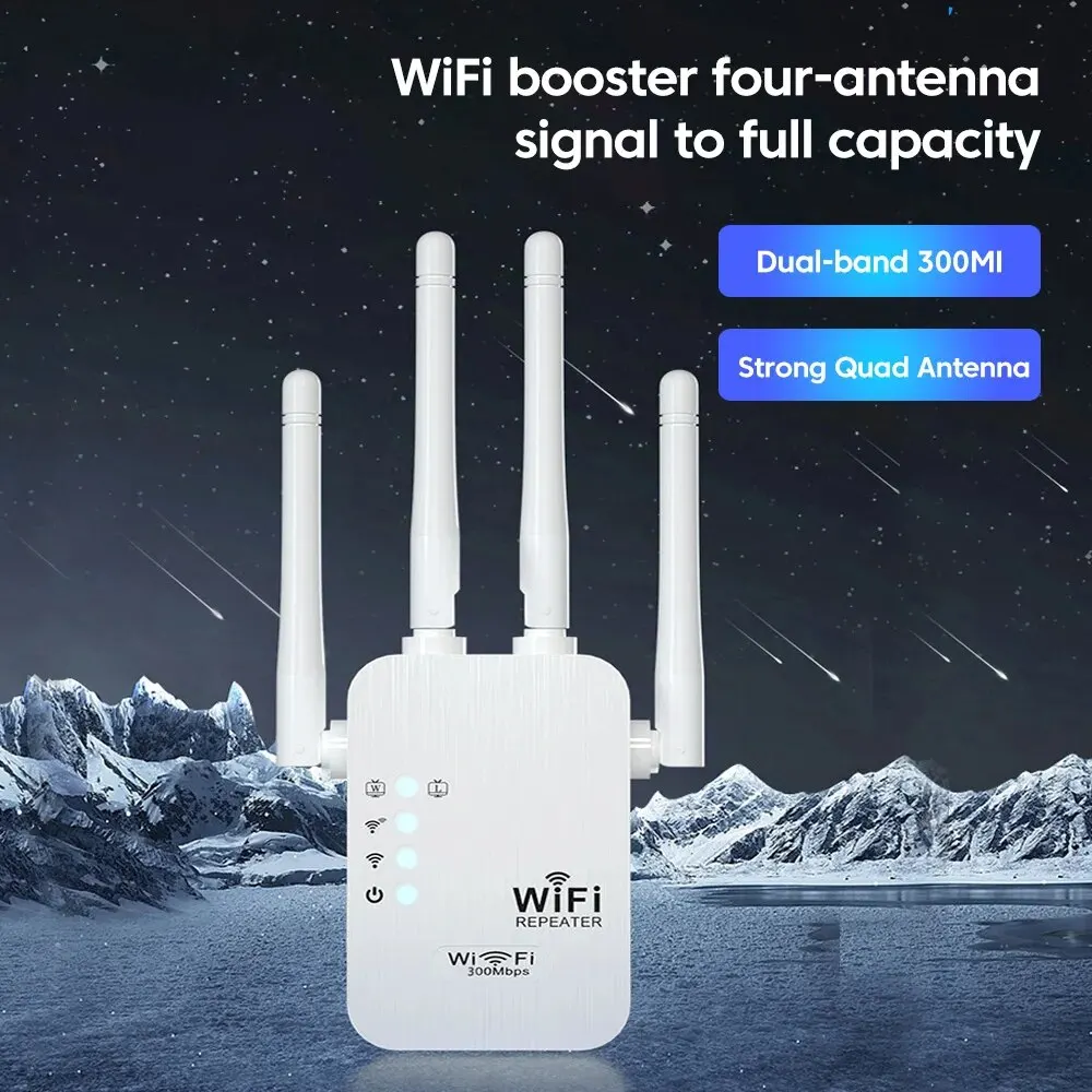 300Mbps 무선 와이파이 리피터 2.4G 신호 라우 - Wifi Range Extender 리뷰 및 가격