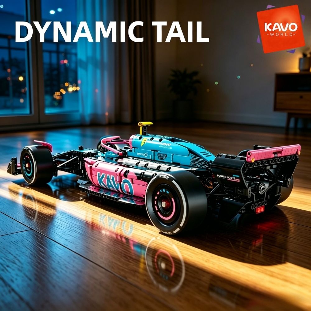 KAVOWORLD 1:8 핑크-블루 포뮬러 레이싱카 조 - Tech Office Building 리뷰 및 가격