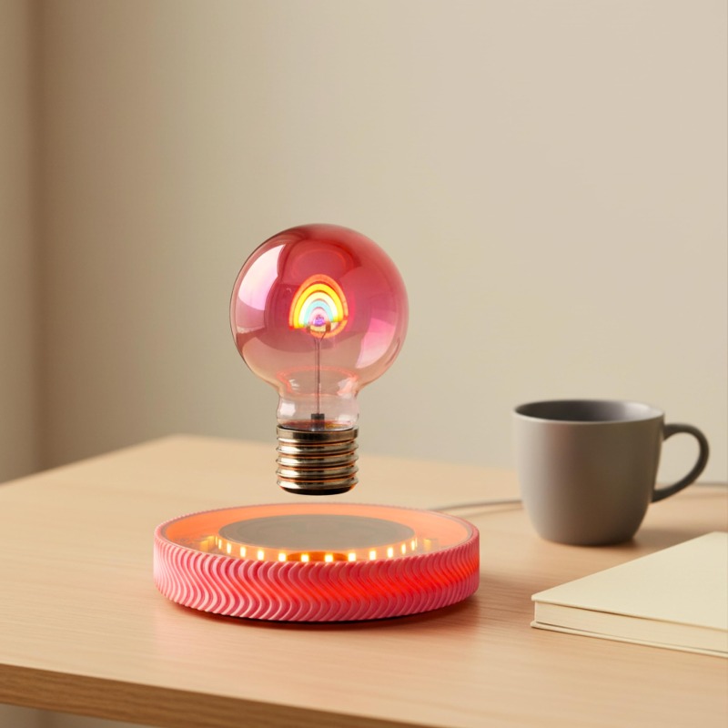 무선 LED 전구 데스크 램프, 공중 부양되는 디자인으 - Office Tech Desk 리뷰 및 가격