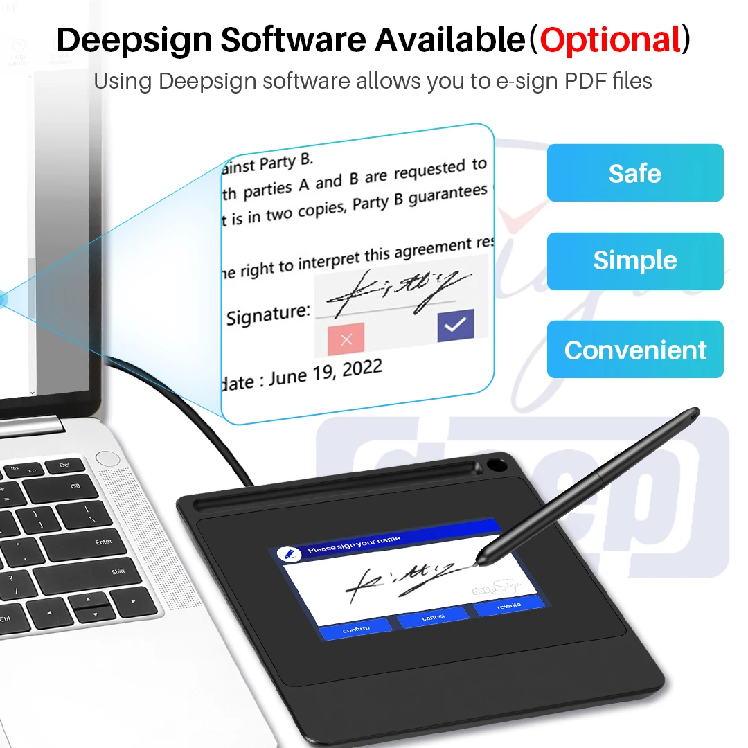 DS510 5인치 전자 디지털 펜 무지지 서명 패드 ( - Digital Signature Pad 리뷰 및 가격