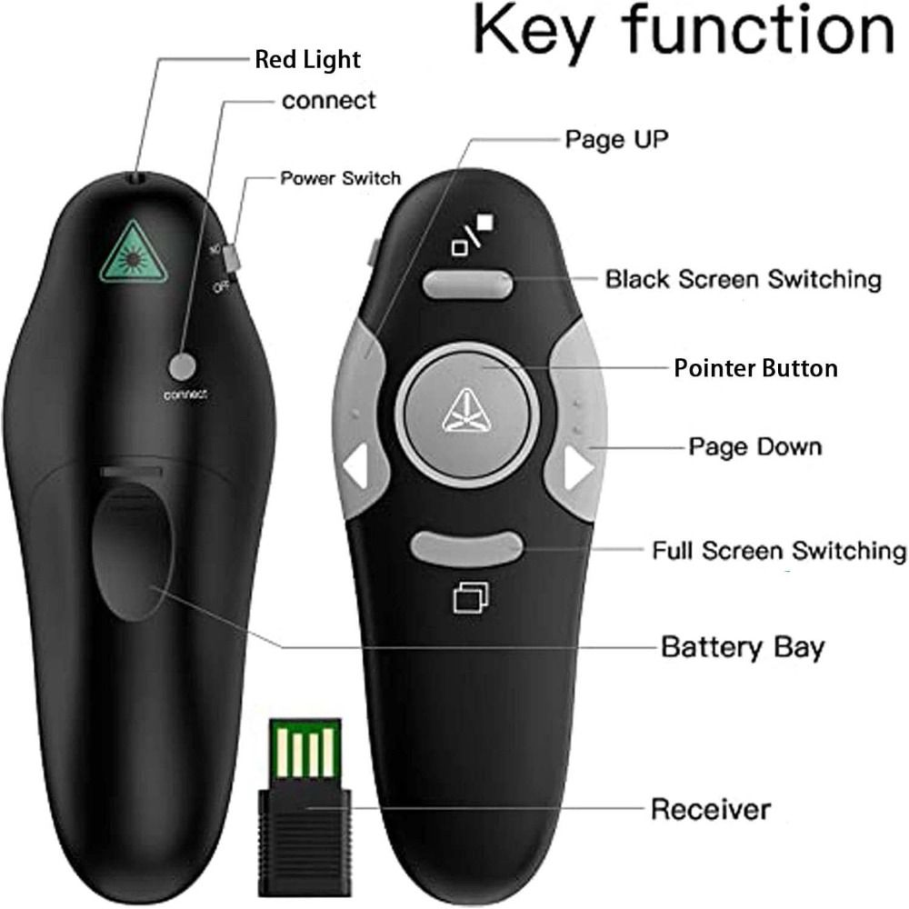 USB 제어 파워포인트 스마트 프레젠터 적외선 리모컨  - Presentation Remote Laser 리뷰 및 가격