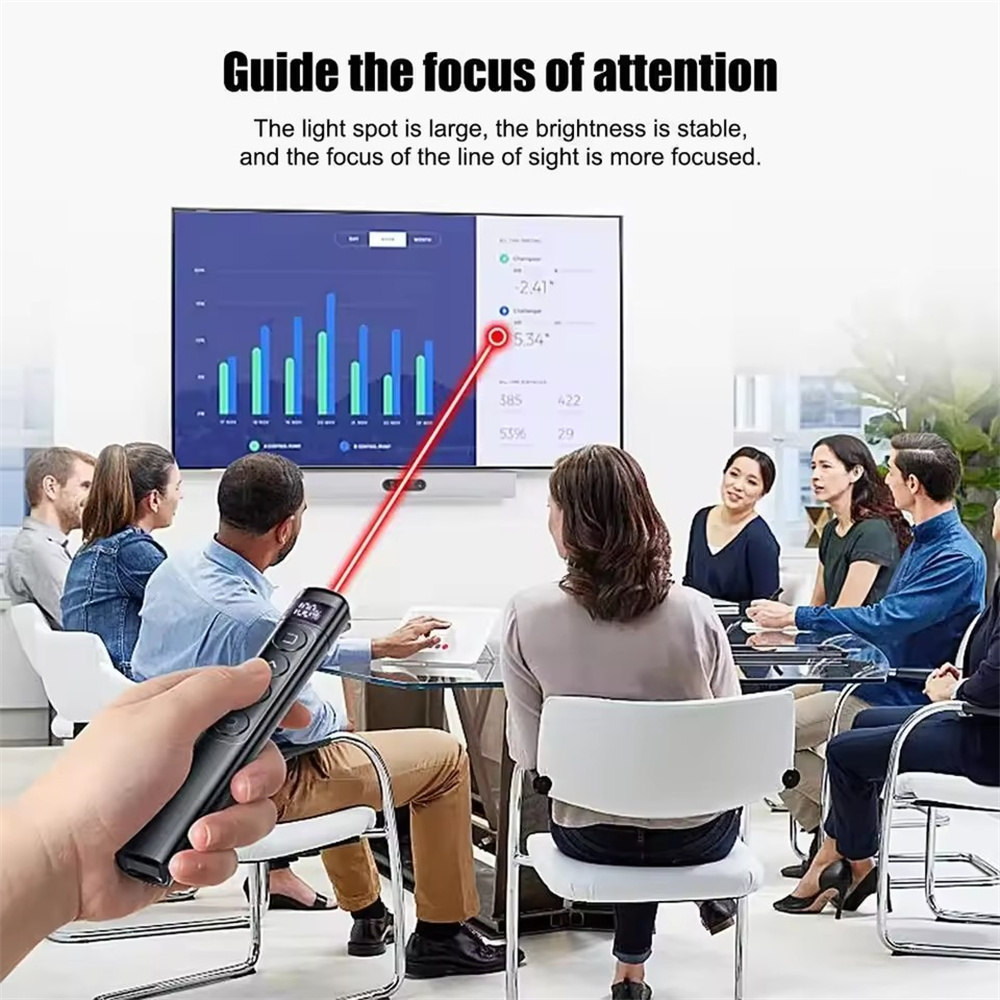 새로운 무선 PPT 리모컨 펜 프로젝터 페이지 펜, 리 - Presentation Remote Laser 리뷰 및 가격