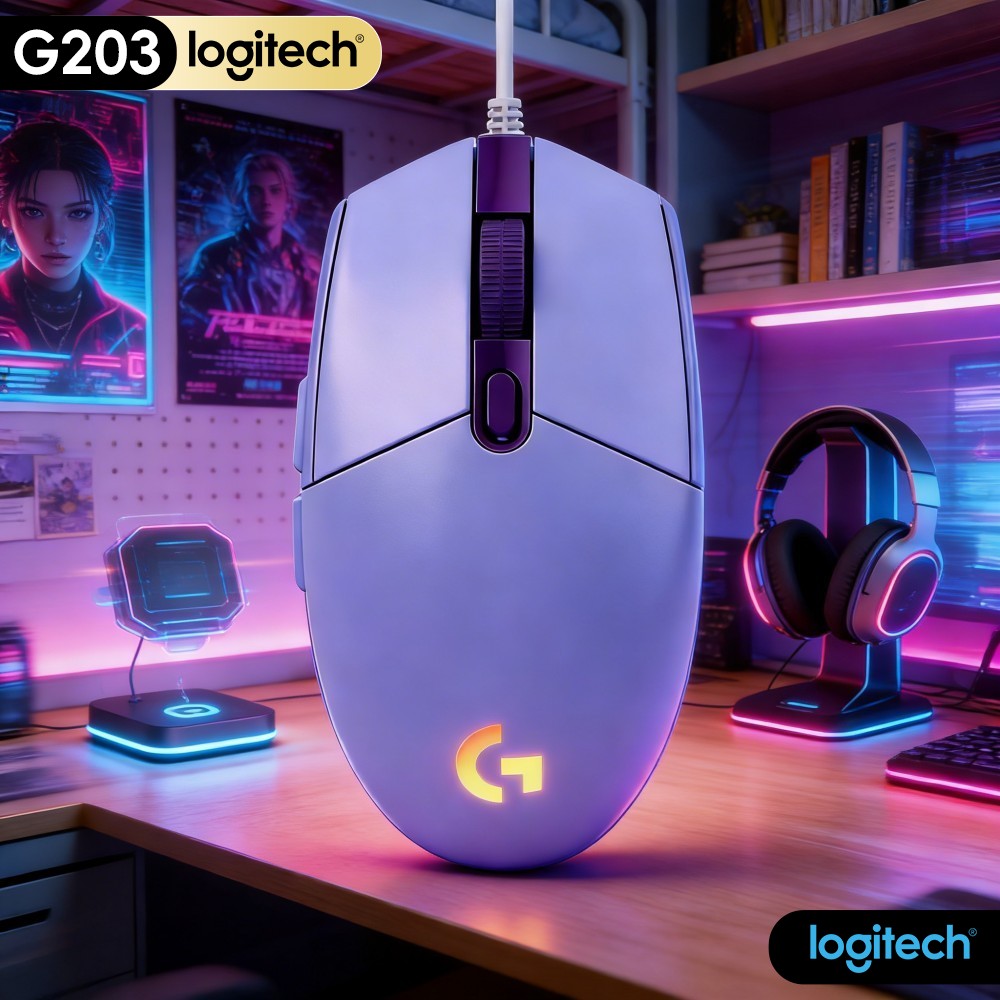 로지텍 G203 유선 게이밍 마우스, 향상된 그립감,  - Logitech Mouse G203 리뷰 및 가격